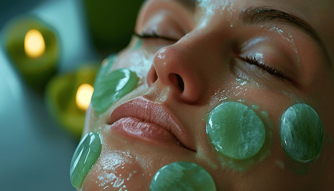 Soin esthétique - Les bienfaits du massage facial aux pierres de jade Techniques et avantages pour la peau